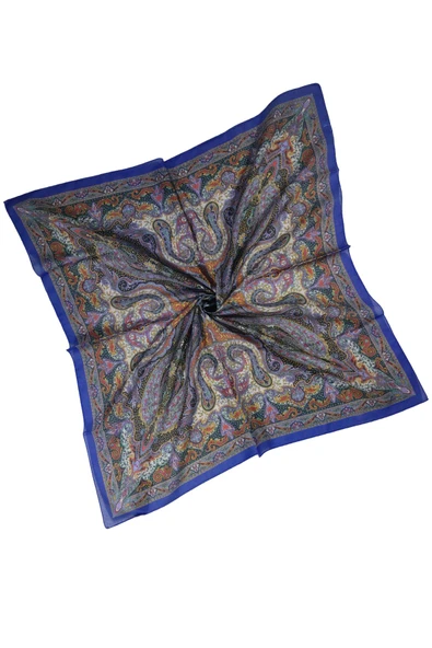 Enba Soft Pamuk Etnik Desenli Eşarp - Resim 2