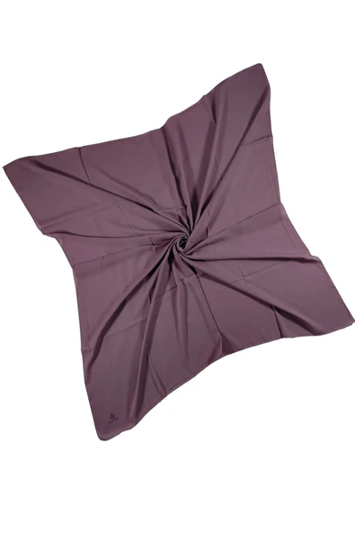 Mısırlı Eşarpları Queen Krep Düz Renk Eşarp 110x110 Cm ürün görseli 1