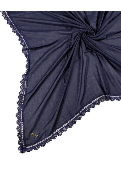 Enba Pamuklu İğne Oyalı Namaz ve Mevlüt Örtüsü 110x110 cm ürün görseli 1