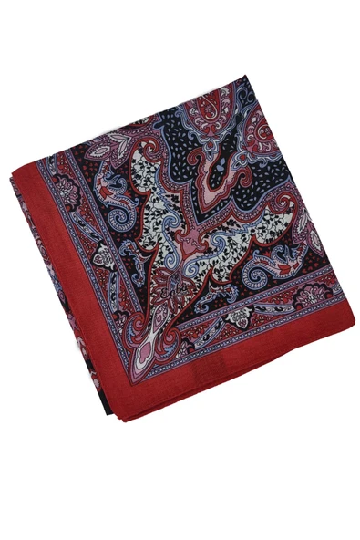 Enba Soft Pamuk Etnik Desenli Eşarp - Resim 3