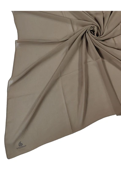 Mısırlı Eşarpları Düz Renk Krep Eşarp 110x110 Cm ürün görseli 1