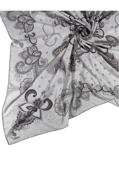 Mısırlı Eşarpları Mısırlı Eşarp Alize Krep Etnik Desenli Eşarp 140x140 Cm ürün görseli 1