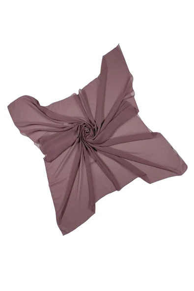 Mısırlı Eşarpları Düz Renk Krep Eşarp 120x120 Cm ürün görseli 1