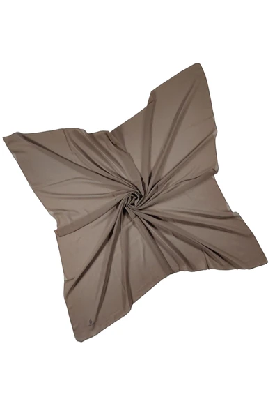 Mısırlı Eşarpları Düz Renk Krep Eşarp 100x100 Cm ürün görseli 1