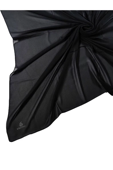 Mısırlı Eşarpları Düz Renk Krep Eşarp 100x100 Cm ürün görseli 1