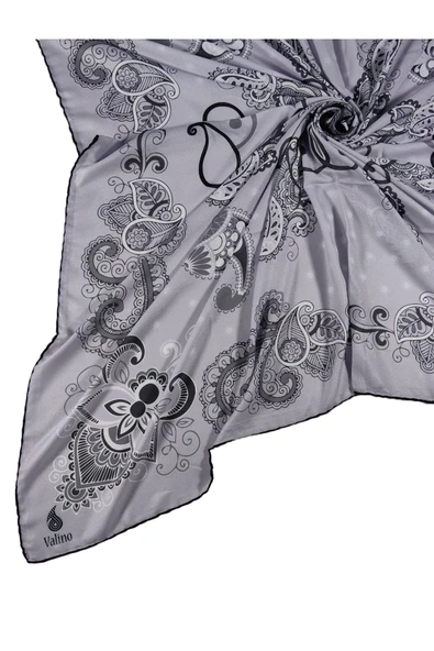 Mısırlı Eşarpları Mısırlı Eşarp Alize Krep Etnik Desenli Eşarp 140x140 Cm ürün görseli 1