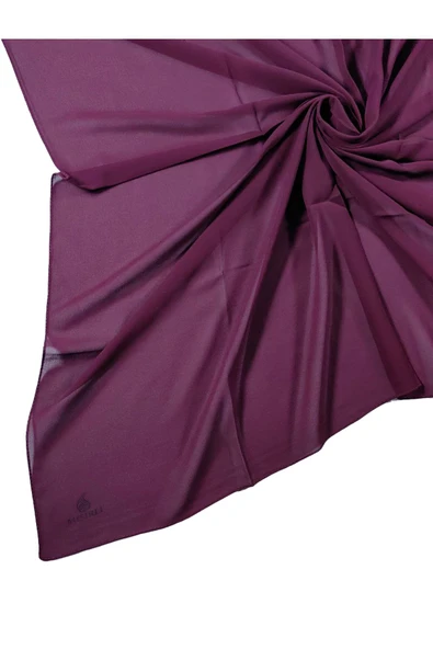 Mısırlı Eşarpları Düz Renk Krep Eşarp 110x110 Cm ürün görseli 1