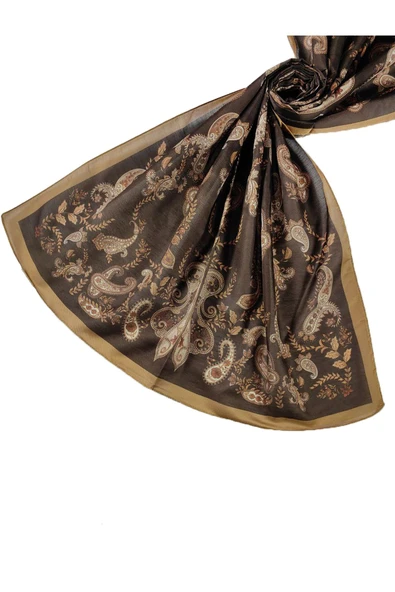 Enba Etnik Desenli Soft Pamuklu Şal 75x190 cm ürün görseli 1