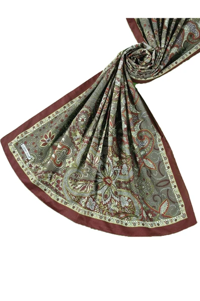 Etnik Desenli Soft Pamuklu Şal 75x190 cm ürün görseli 1