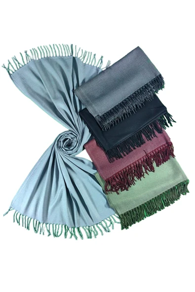 Enba Kalın Paşmina Şal 75x190 - Resim 4