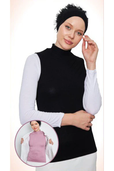 Viskon Kumaş Tesettür Body (S-XL) - Rahat ve Şık ürün görseli 1