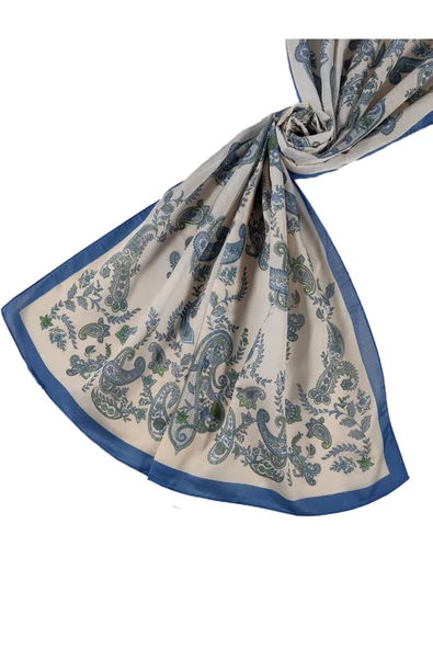 Enba Etnik Desenli Soft Pamuklu Şal 75x190 cm ürün görseli 1