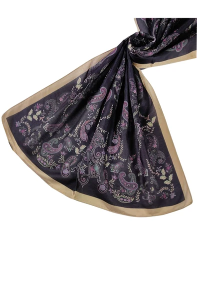 Enba Etnik Desenli Soft Pamuklu Şal 75x190 cm ürün görseli 1