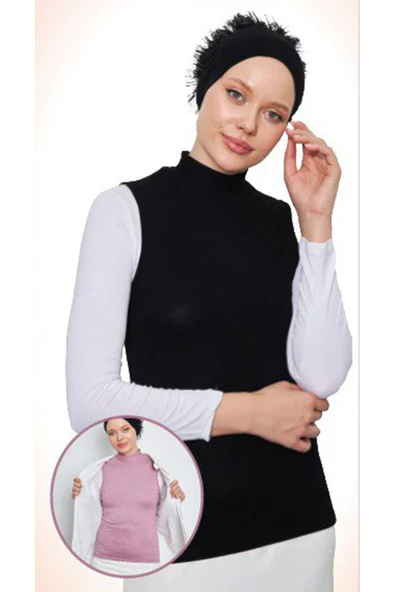 Viskon Kumaş Tesettür Body (S-XL) - Rahat ve Şık ürün görseli 1
