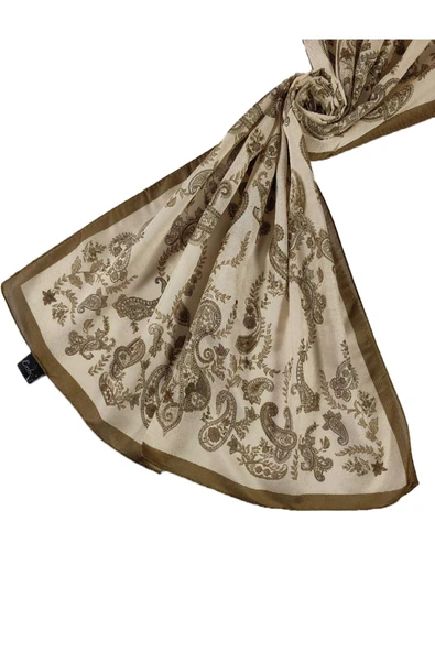 Enba Etnik Desenli Soft Pamuklu Şal 75x190 cm ürün görseli 1