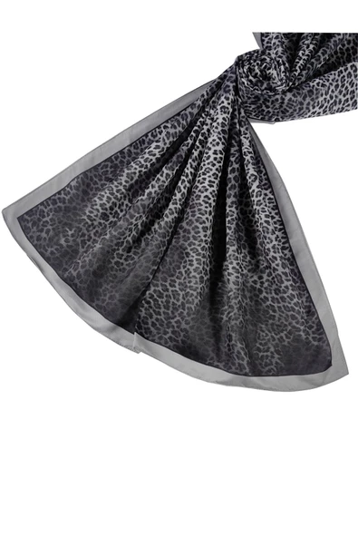 Enba Soft Pamuklu Leopar Desenli Şal 75x190 cm ürün görseli 1