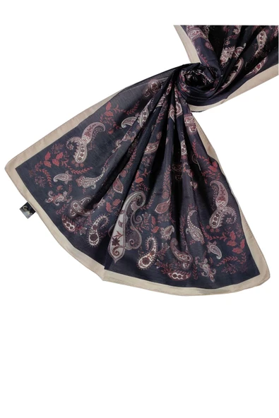 Enba Etnik Desenli Soft Pamuklu Şal 75x190 cm ürün görseli 1
