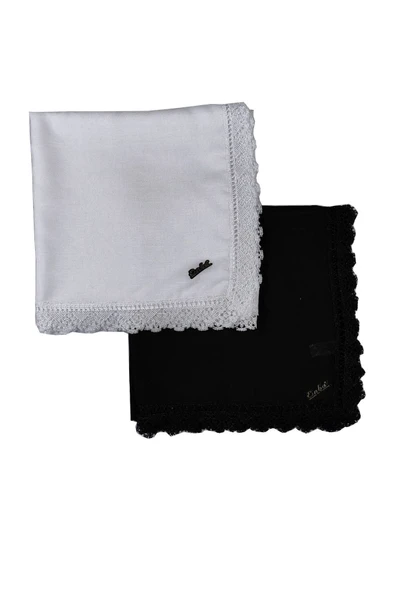 Enba Pamuklu İğne Oyalı Namaz ve Mevlüt Örtüsü 110x110 cm 2 Adet Tek Fiyat ürün görseli 1