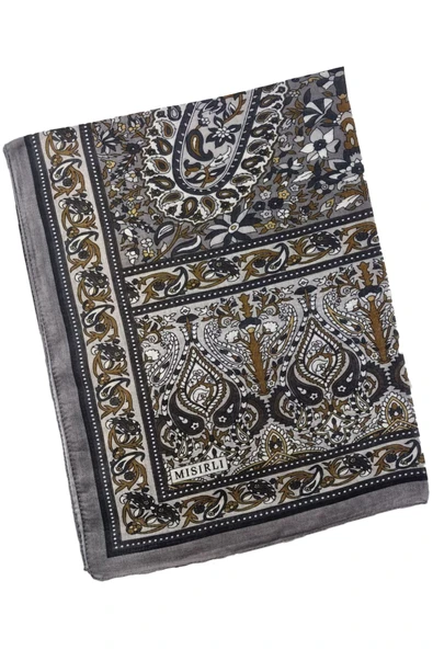 Mısırlı Eşarp Etnik Desenli Pamuklu Şal 75x190 cm ürün görseli 1