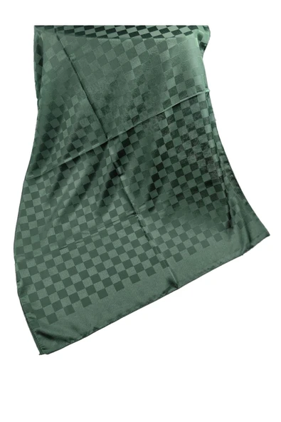 Emproyal Jan Jan Jakar Dama Desen Şal 75x190 cm - Zümrüt ürün görseli 1