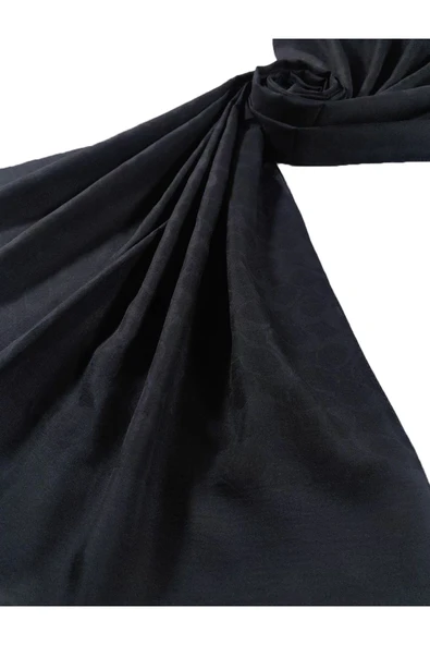 Işıl İpek Pamuk Jakarlı C Desen Şal 75x190 cm ürün görseli 1