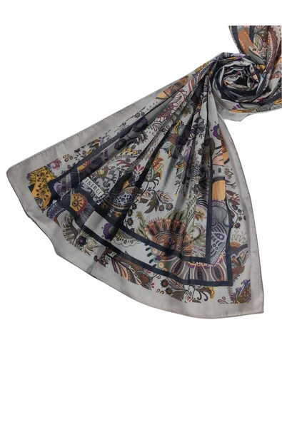 Mısırlı Eşarp Etnik Desenli Pamuklu Şal 75x190 cm ürün görseli 1