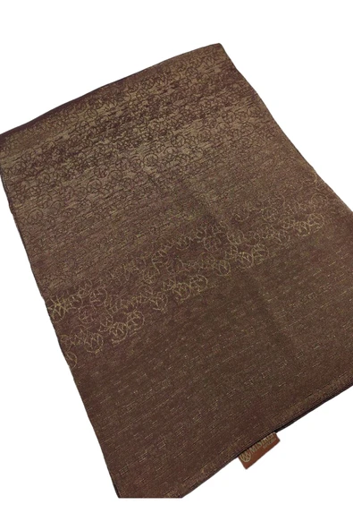 Mısırlı Eşarpları Parıltılı Elegance Monogram Prenses Şal - Resim 3