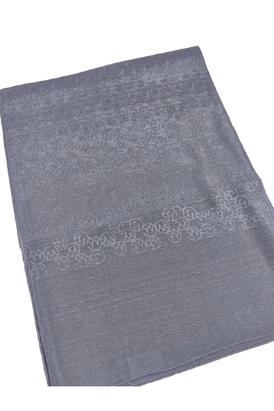 Mısırlı Eşarpları Parıltılı Elegance Monogram Prenses Şal - Resim 3