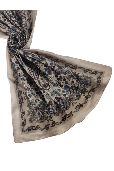 Enba Etnik Desenli Soft Pamuklu Şal 75x190 cm ürün görseli 1