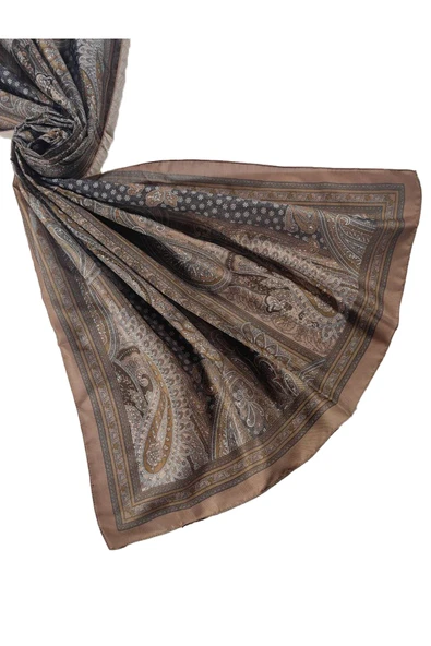 Enba Etnik Desenli Soft Pamuklu Şal 75x190 cm ürün görseli 1