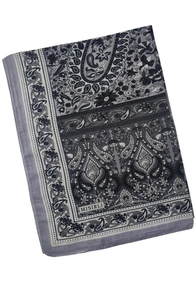 Mısırlı Eşarp Etnik Desenli Pamuklu Şal 75x190 cm ürün görseli 1