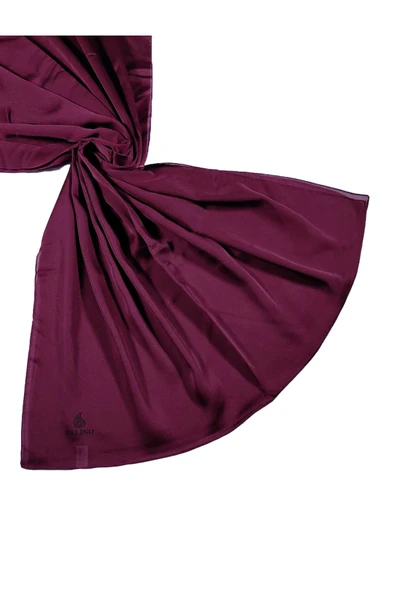 Mısırlı Eşarpları Düz Renk Vual Twill Şal - Resim 2