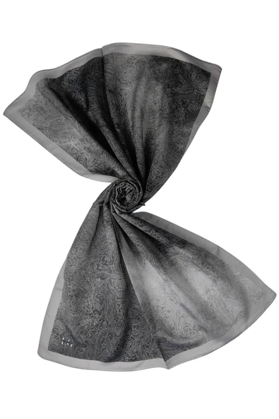 Işıl İpek Cotton Vual Etnik Desenli Şal 75x190 cm ürün görseli 1