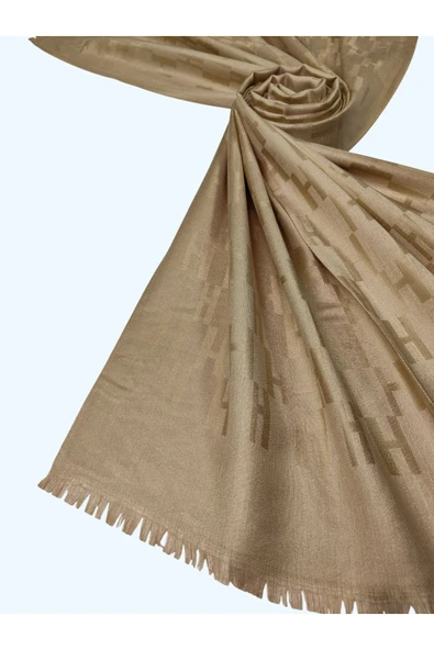 Işıl İpek - H Desen Kaşmir İpek Şal 75x190 cm ürün görseli 1