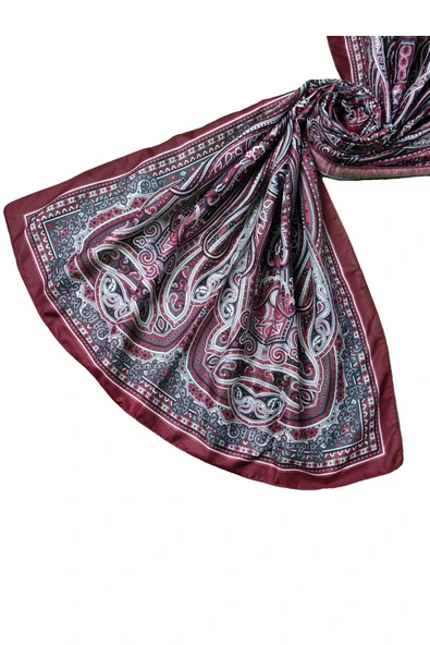 Enba Etnik Desenli Soft Pamuklu Şal 75x190 cm ürün görseli 1