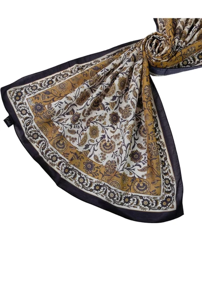 Enba Etnik Desenli Soft Pamuklu Şal 75x190 cm ürün görseli 1