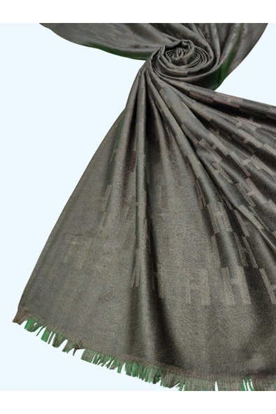 Işıl İpek - H Desen Kaşmir İpek Şal 75x190 cm ürün görseli 1