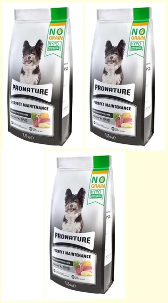 Pronature Perfect Maintenance Kuzu Etli Patatesli ve Enginarlı Yetişkin Köpek Maması 1,5 Kg* 3 ADET ürün görseli 1
