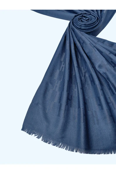 Işıl İpek - H Desen Kaşmir İpek Şal 75x190 cm ürün görseli 1