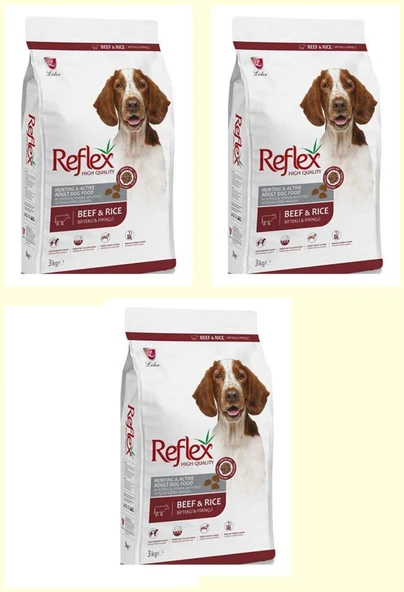 Reflex Beef Biftekli Yetiskin Köpek Mamasi 3 Kg* 3 ADET ürün görseli 1