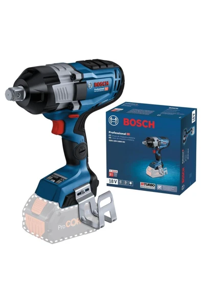 Bosch Gds 18 V-1600 Hc Akülü Darbeli Somun Sıkma Makinesi (AKÜ HARİÇ) 06019m1000 ürün görseli 1