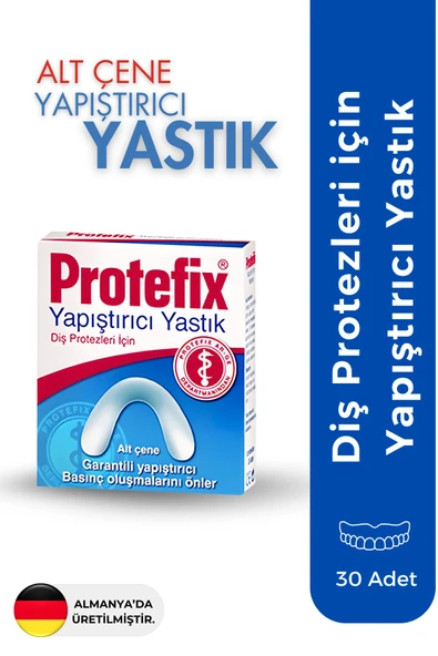 Protefix Diş Protezleri Için Alt Çene Yapıştırıcı Yastık 30 Adet ürün görseli 1