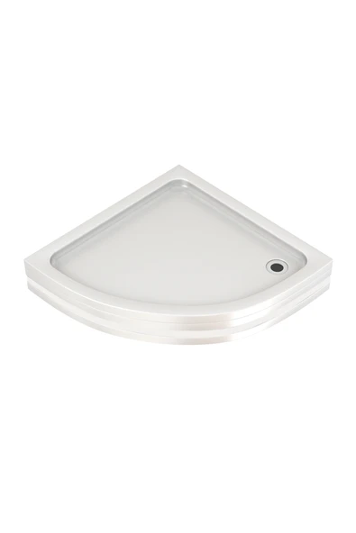 Sanica Magna Oval 80 x 80 20 cm Yükseklik Duş Teknesi ürün görseli 1