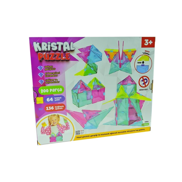 Oyuncak Kristal Puzzle 200 Parça 5 Cm ürün görseli 1