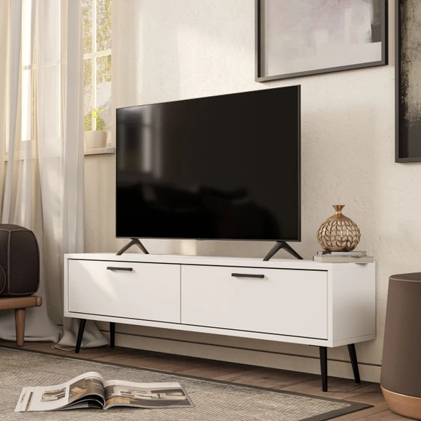 Mezza 4060 Bold 138 Cm Tv Ünitesi Beyaz ürün görseli 1