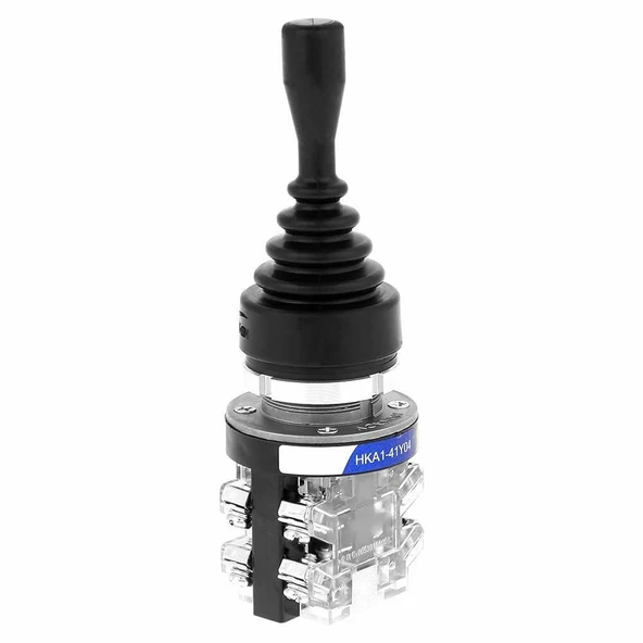 HKA1-41Y04 Joystick Latch 4 Yön NO Kumanda Kol Kalıcı Kilitli 10A 250V Monolever Anahtar Switch 30mm ürün görseli 1