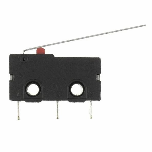 KW11-3Z-C Micro Switch Anahtar 28mm Kol 5A 250V Kollu NO NC COM SPDT Sınırlayıcı Momentary Buton ürün görseli 1