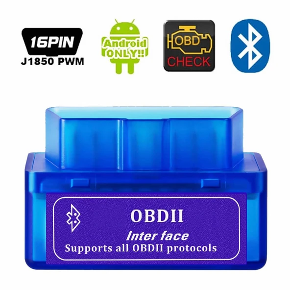 OBDII Bluetooth Araba Arıza Tespit Cihazı Beyin Ayar Test Tamir Aracı Android Windows Kablosuz Can ürün görseli 1