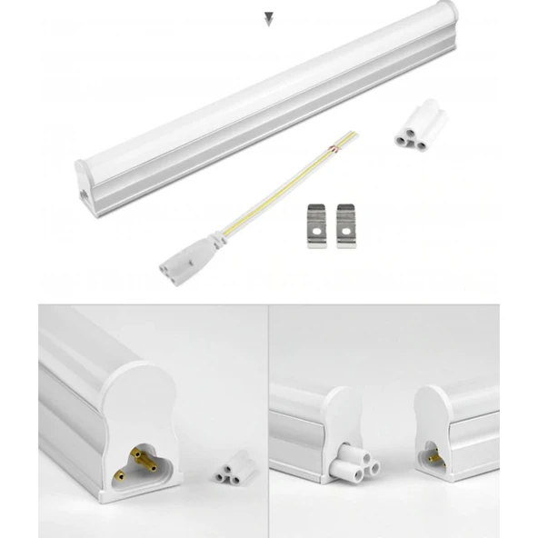 30 Cm, 4 Watt 3000 Kelvin Günışığı Eklenebilir Bant Armatür - Eklenebilir Led Armatür, 220V Armatür ürün görseli 1