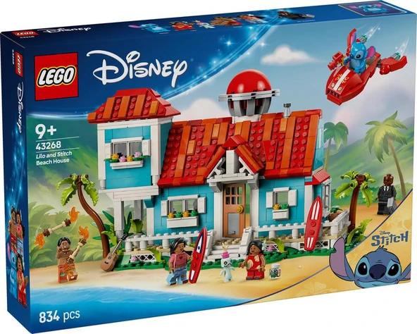 LEGO Disney 43268 Lilo and Stitch Beach House ürün görseli 1
